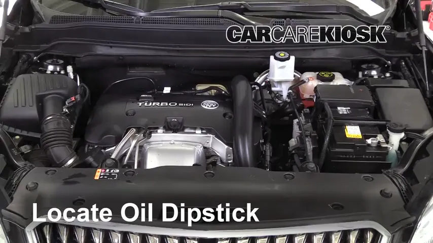 2016 Buick Envision Premium 2.0L 4 Cyl. Turbo Huile Vérifier le niveau de l'huile